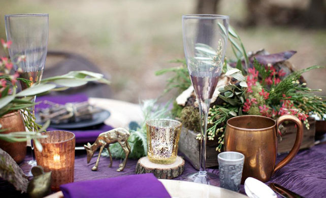 Свадебные тренды 2015 - флора и фауна, фигурки оленей