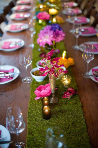 Свадебные тренды 2015 - эко-стиль, сервировка стола