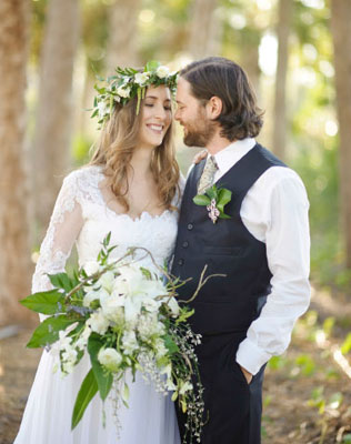 Свадебные тренды 2015 - эко-стиль, жених и невеста