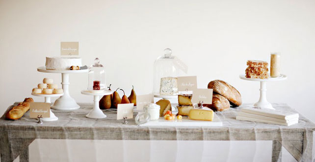Свадебные тренды 2015 - сырный стол