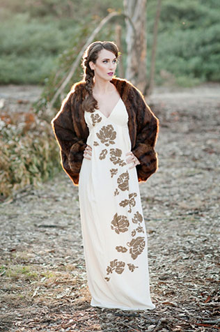 Свадебные тренды 2015, невеста в свадебном платье из легких тканей