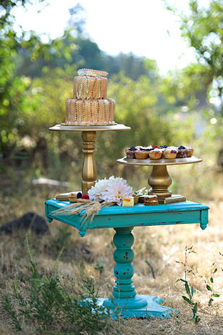 Свадебные тренды 2015 - стиль бохо, сладкий стол
