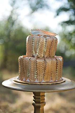 Свадебные тренды 2015 - стиль бохо, торт