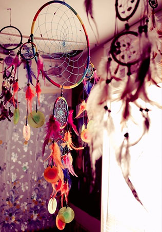 Свадебные тренды 2015 - стиль бохо, ловец снов