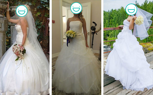 некачественный корсет свадебного платья