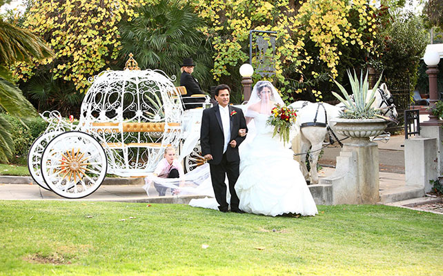 необычный свадебный кортеж