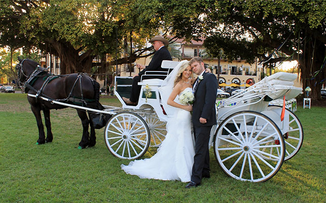 необычный свадебный кортеж