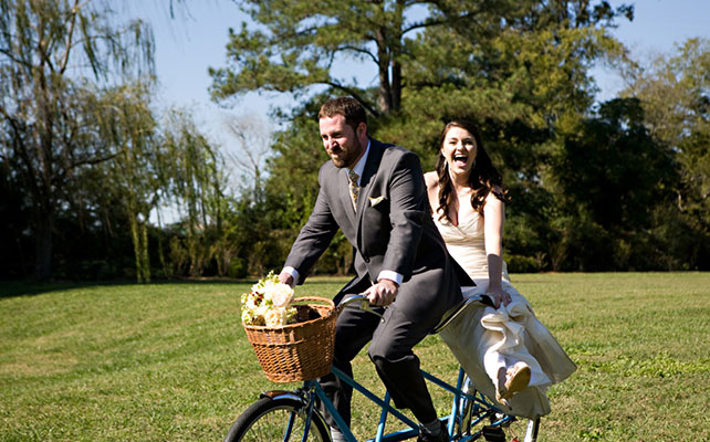 необычный свадебный кортеж