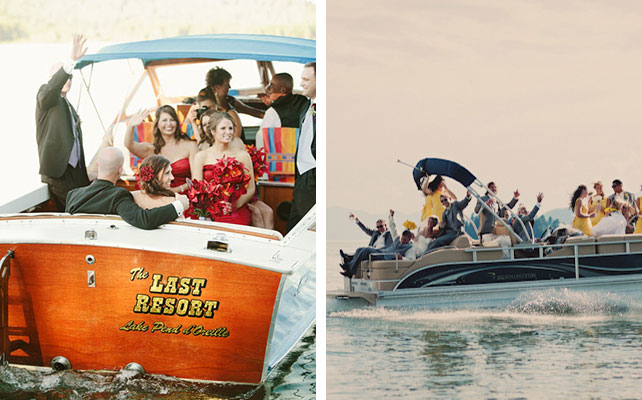 необычный свадебный кортеж