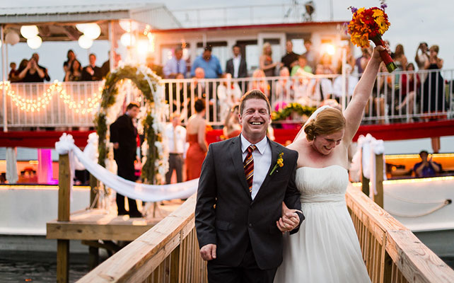 необычный свадебный кортеж