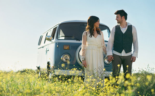 необычный свадебный кортеж