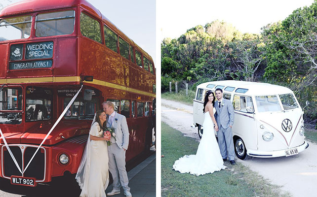 необычный свадебный кортеж