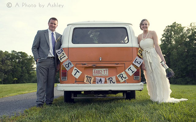 необычный свадебный кортеж