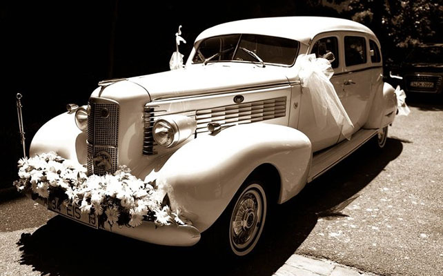 необычный свадебный кортеж