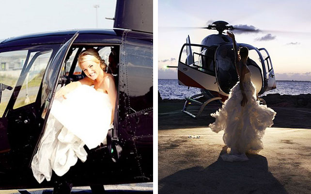 необычный свадебный кортеж