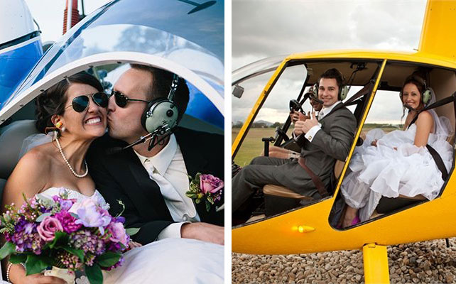 необычный свадебный кортеж