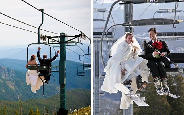 необычный свадебный кортеж