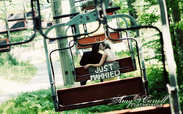 необычный свадебный кортеж