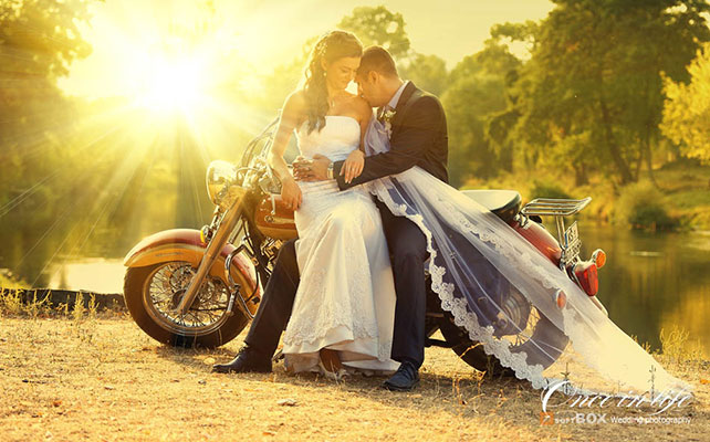 необычный свадебный кортеж