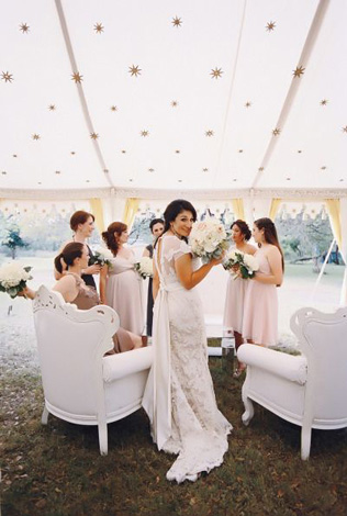 Вдохновение: оформление свадебного шатра 