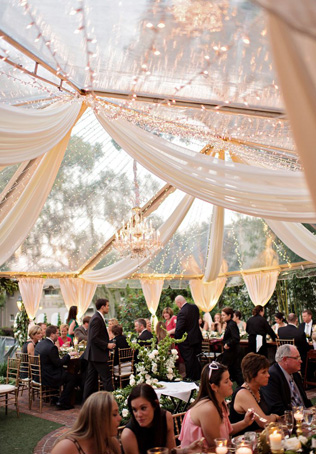 Вдохновение: оформление свадебного шатра 