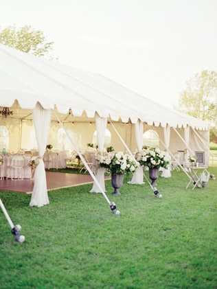 Вдохновение: оформление свадебного шатра 