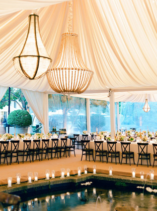 Вдохновение: оформление свадебного шатра 