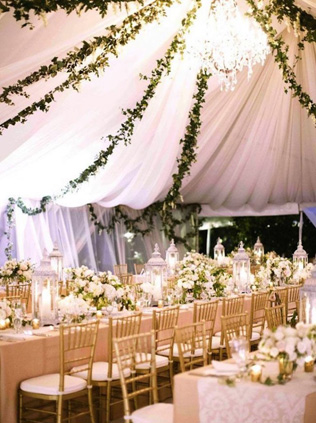 Вдохновение: оформление свадебного шатра 