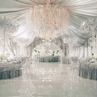 Вдохновение: оформление свадебного шатра 