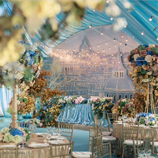 Вдохновение: оформление свадебного шатра 