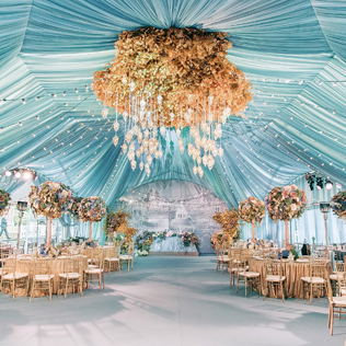 Вдохновение: оформление свадебного шатра 
