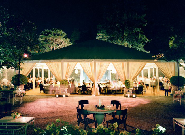 Вдохновение: оформление свадебного шатра 