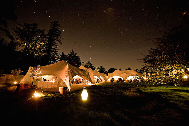 Вдохновение: оформление свадебного шатра 