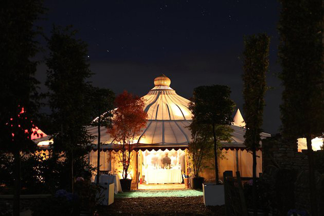 Вдохновение: оформление свадебного шатра 