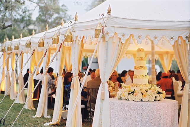 Вдохновение: оформление свадебного шатра 