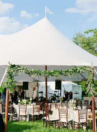 Вдохновение: оформление свадебного шатра 