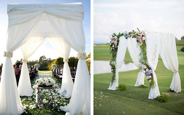 Как выбрать свадебную арку: 8 трендов сезона 2014, свадебная беседка
