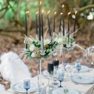 Свадьба в деталях: свечи и подсвечники