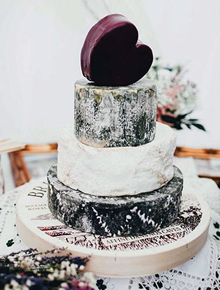 сырный торт на свадьбе