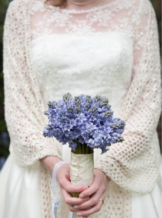 зимний образ невесты, невеста в вязаной шали 