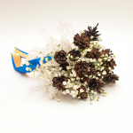 Как сделать букет невесты из шишек — для зимней или рустикальной свадьбы