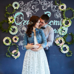 Свадьба для двоих в кафе: Михаил и Полина