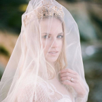 Тренд: фата, закрывающая лицо