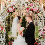 Воздушная свадьба в стиле прованс: Михаил и Наталья