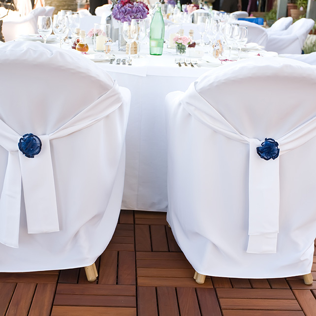 Виды стульев на свадьбу