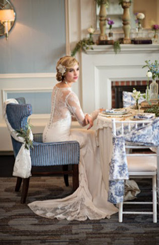 Пасторальная свадьба в стиле Toile de Jouy 