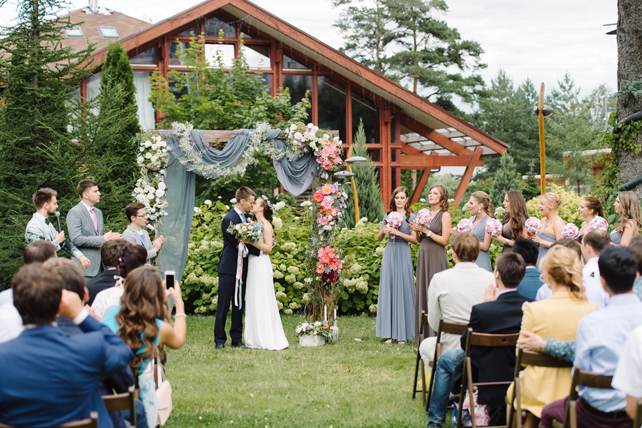 подмосковный ресторан для зимней свадьбы, ресторан Chalet River Club