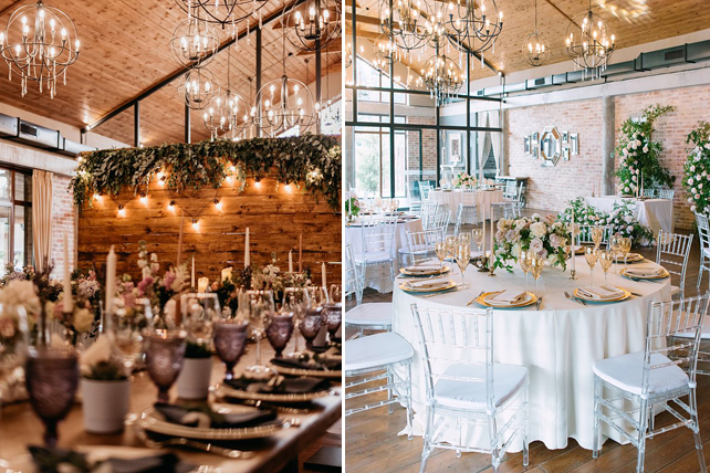 подмосковный ресторан для зимней свадьбы, комплекс Art Village Club