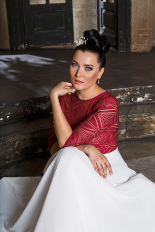 TOP7 SHOWWOMEN: топовые ведущие Москвы примерили свадебные платья, Евгения Кор