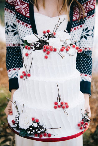 WOW-ИДЕИ: выбираем торт для зимней свадьбы 